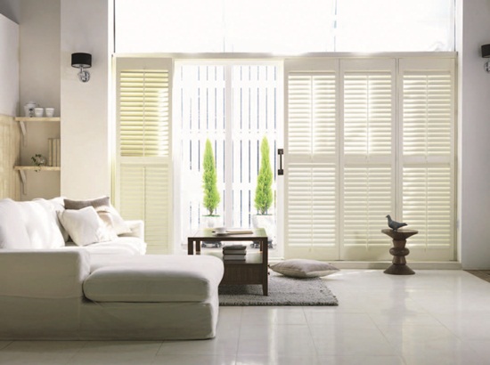 木百葉窗、百葉窗、窗簾