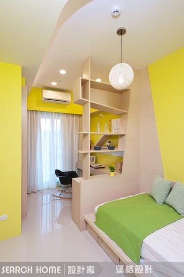 牆面設計、燈光設計、壁紙、活潑