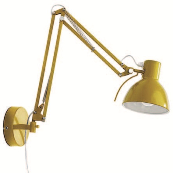 北歐多功能壁桌燈。線條簡單，色彩多元搶眼，兼具美觀