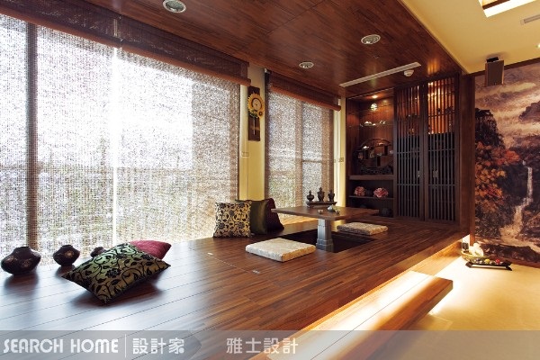 度假、異國風情、四角柱床、東方風