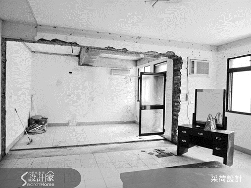 鄉村風、老屋、壁癌、復古地磚