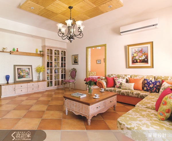 鄉村風、老屋、壁癌、復古地磚