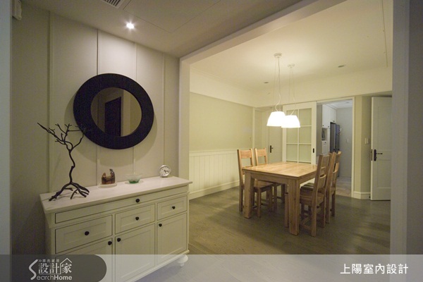 美式風、櫃體、壁爐、線板