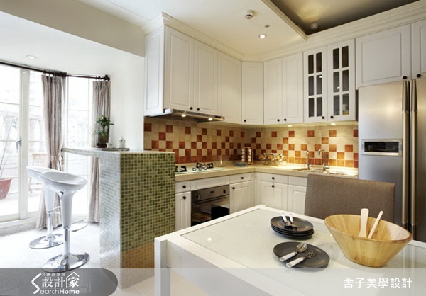 豪宅、色彩、材質、吧台