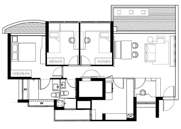 來自新加坡的設計案,由KNQ Associates事務所兩位合夥