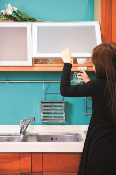 西式廚具設備整潔大方又具設計感，看得讓人好不心動，