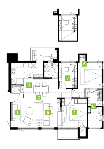 現代風、收納、客變、兒童房、預售屋、俐落