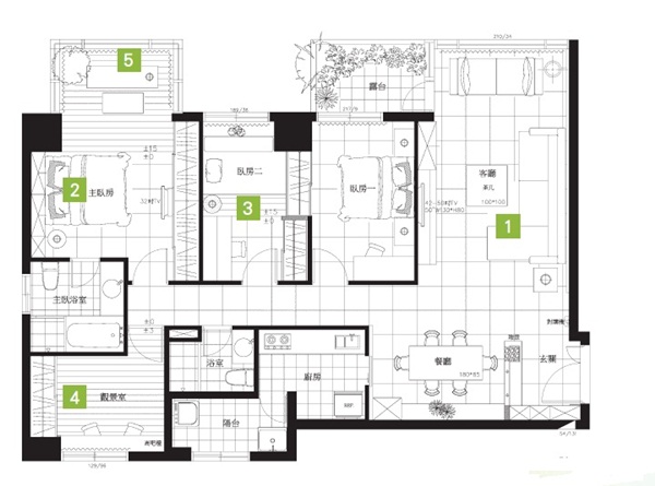 所謂千金買屋，萬金買景，本案屋主選擇購買下這間位於