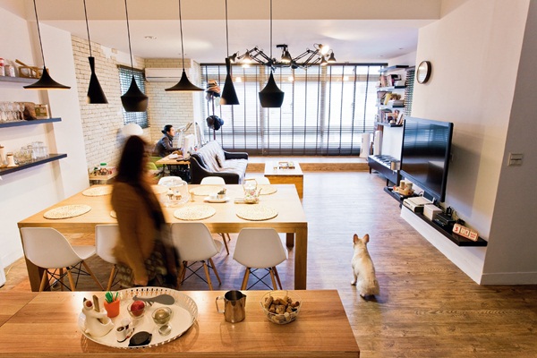 舊屋翻新、小預算、Loft、餐廳、建材、斗櫃