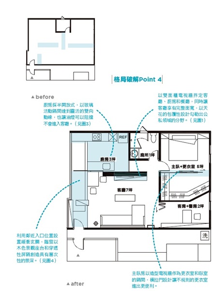 荒廢數十年的鐵皮屋頂加，18坪卻隔出三個狹窄房間，雖