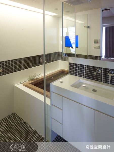 舊屋翻新、小坪數、開放式設計、清玻璃