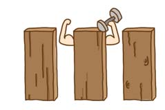 近十年來集成材被大量運用，集成材可說是木素材使用的