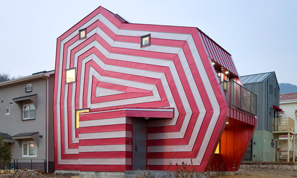 首爾事務所moon hoon最近完成了“棒棒糖之屋”項目，