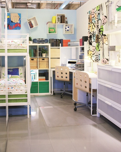 兒童房、佈置、玩具收納、顏色搭配