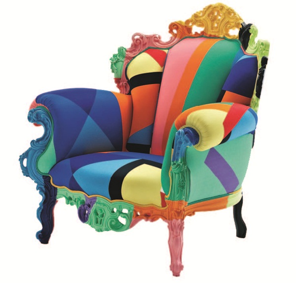 由英國設計師Ron Arad所設計的Clover Chair，以幸運草