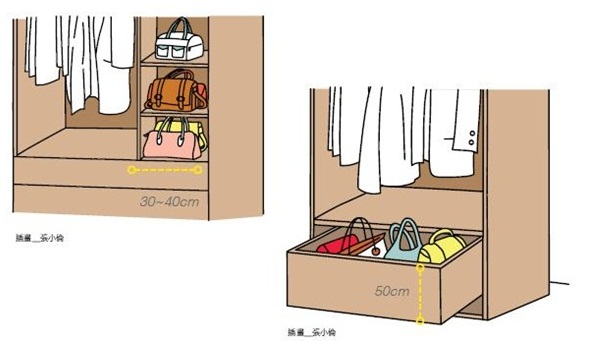 大多數時候，設計師會選擇以層板方式做開放式分層收納