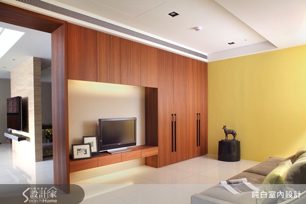 大坪數、木設計、輕裝修、柚木、休閒風