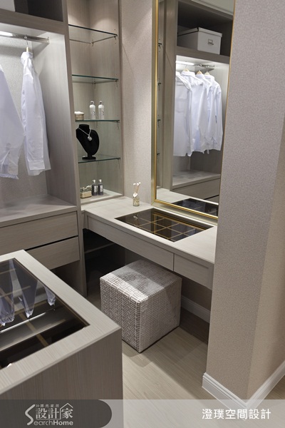 女人來說，服飾、鞋子的收納，及屬於私人空間的梳化妝