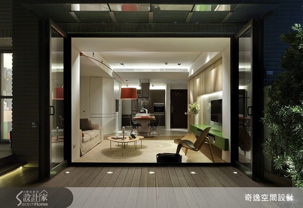 屋主在預售屋期間買下這間位於台北市,緊鄰富陽生態公