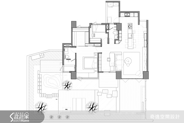 屋主在預售屋期間買下這間位於台北市,緊鄰富陽生態公