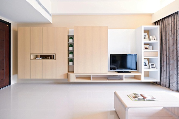 百葉門片做大面積透氣設計。藉由透氣性絕佳的百葉門片