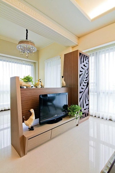 百葉門片做大面積透氣設計。藉由透氣性絕佳的百葉門片