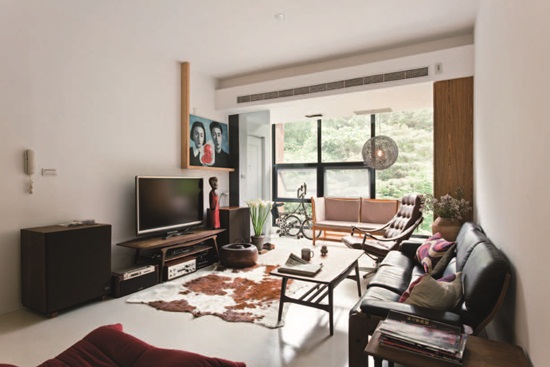 Jack的家位於台北市，為一間公寓型住宅，裝潢這空間，