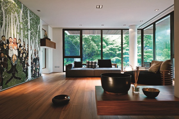 在台北近郊的山區,有這麼一座完整而令人流連忘返的住