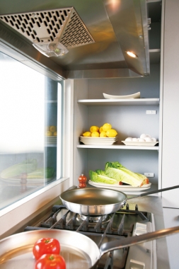 爐火絕對不能設於樑下，負責家中烹調工作的人，會體弱