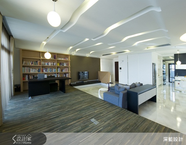 不論是大坪數或是小坪數，開放式的空間設計都是相當迷