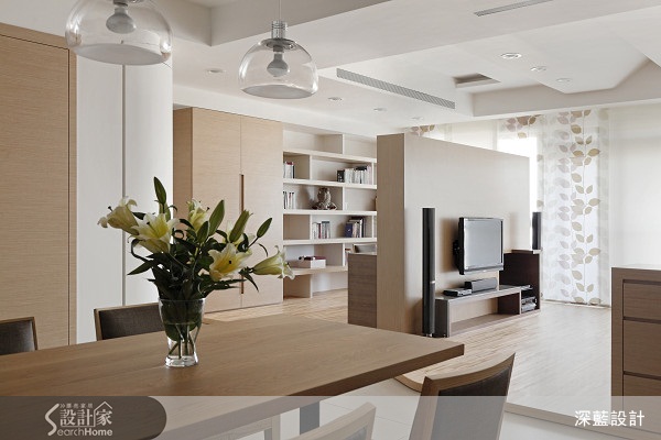 不論是大坪數或是小坪數，開放式的空間設計都是相當迷