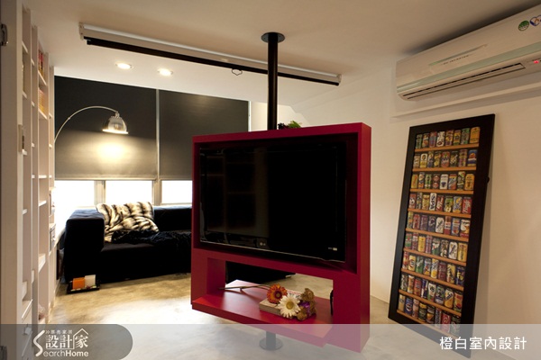 以充滿年輕活力的Loft概念為空間定調,開展居家空間的
