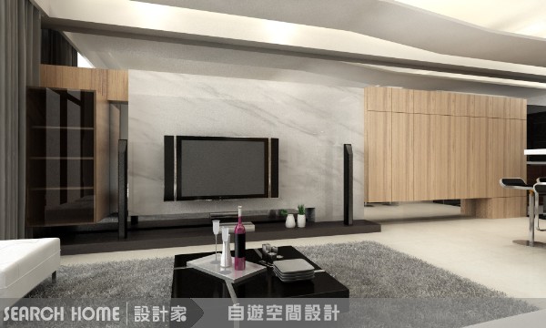 除了顏色之外，建材本身的特性與質感，常常是構成空間