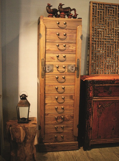 一般在選配現成櫃體時，重點不在量多，而是選擇1～2件