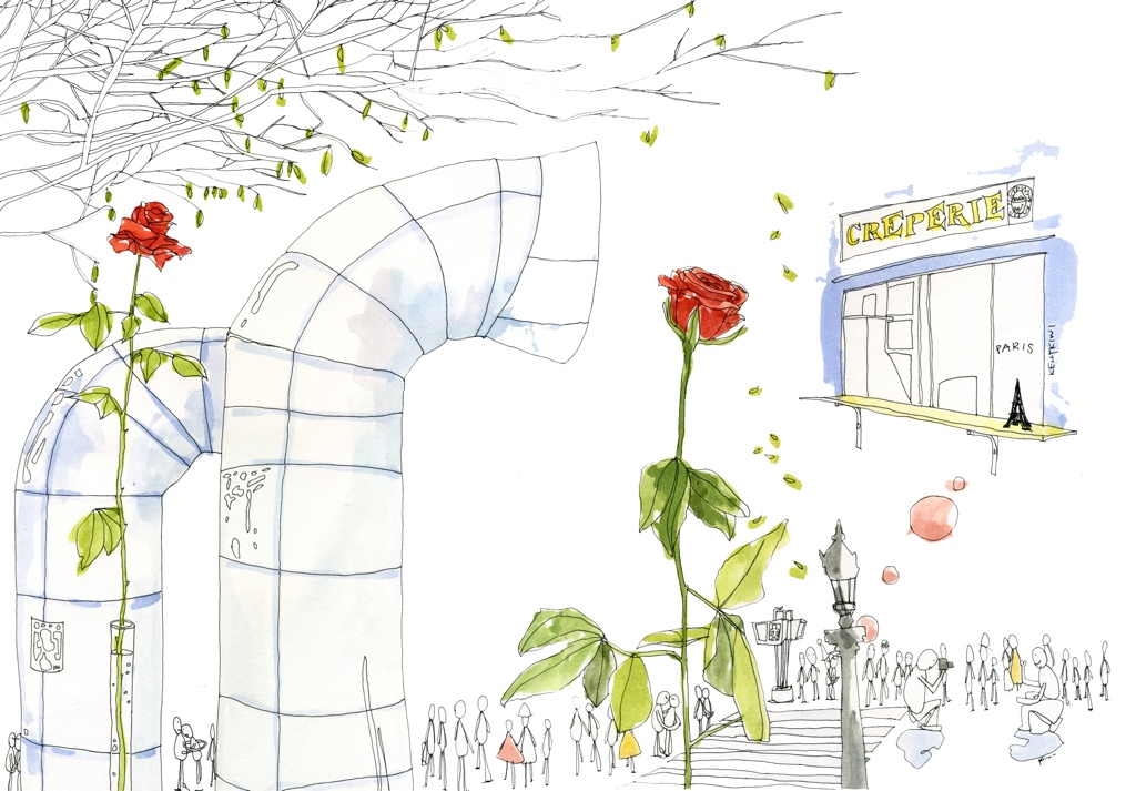 旅英知名插畫家許愷玲，別名愷莉奇異果Kellykiwi，在2