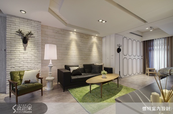 簡單、明亮的白色空間是最多人選用的基本色調，而附加