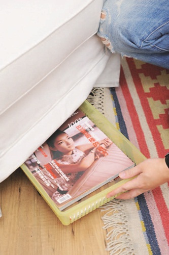 「隱」顧名思義就是隱藏式的美型收納設計,隱藏收納和