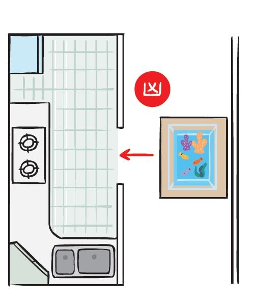 水族箱在風水學裡是「水」的同義字，除了有觀賞價值、
