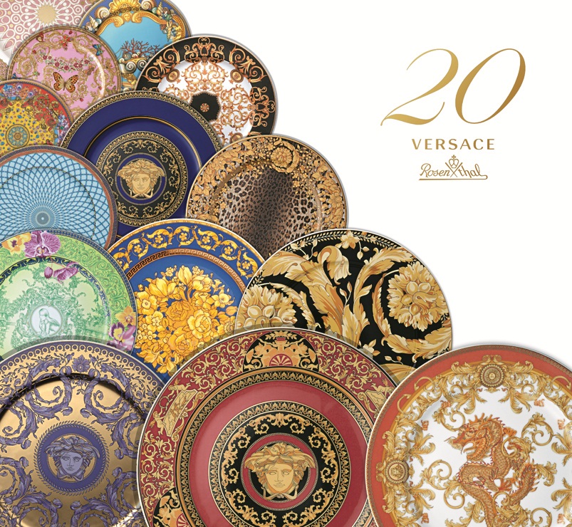 自Gianni VERSACE設計第一件專屬VERSACE瓷器作品至今