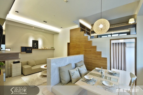 當空間只有7.5~12坪,在這麼小的空間中,設計師必須充