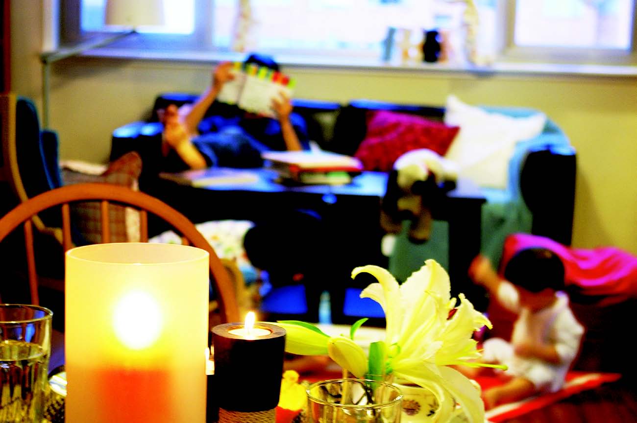 清松與葉子媽的親子樂活家 最愛的親子空間a. 放鬆的客