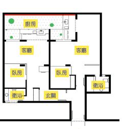 設計靈感來自於浪漫主義繪畫特色及Piet Mondrian的畫