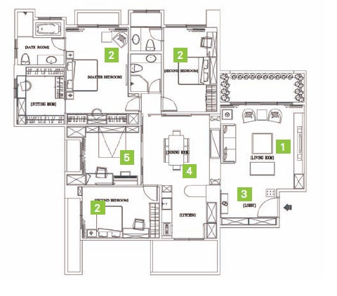 以屋主的需求與居住情境為設計前提,注重機能與設計細