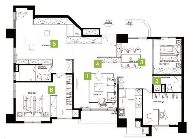女屋主的要求很鮮明，「我要很多收納空間，家裡要令人