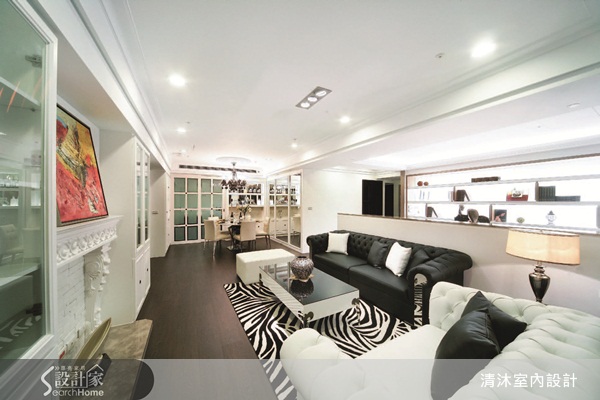 以簡潔俐落的現代風格為基礎，注入細緻的古典設計語彙