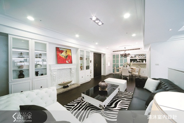 以簡潔俐落的現代風格為基礎，注入細緻的古典設計語彙