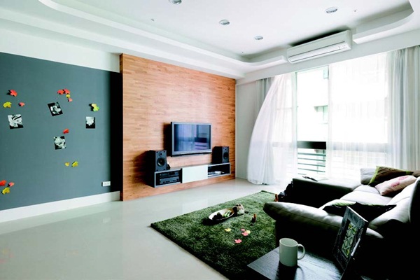 利用牆將生活單元區域隔開,大格局能彈性變為許多小格