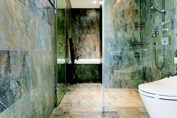 技巧性地將壁面線條拉長,能藉此達到延伸空間、提高開