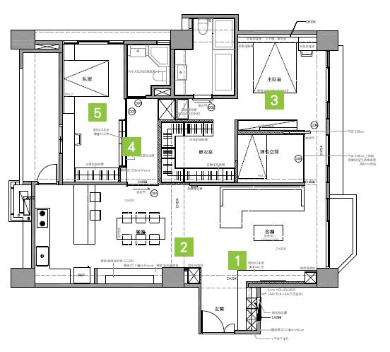 由於屋主對新材質的接受度很高，因此擅長活用創新建材