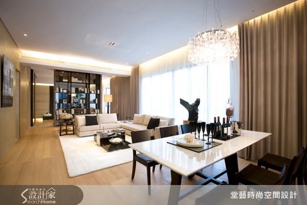 無論是小坪數或大宅居家,開放公共空間規劃已經是讓視